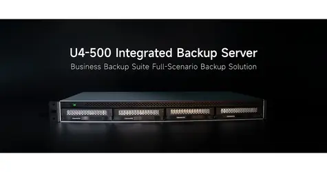 TerraMaster U4-500 / NAS / 1U Rack / 4x SATA HDD/SSD / Intel Core i3-1215U / 8GB DDR5 / 2x 10GbE / Diskless