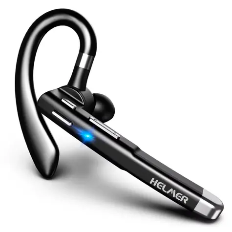 HELMER HF 520 černá / Handsfree / Bluetooth 5.1 / USB-C / Dosah 10 m / Výdrž 10 h / Dobíjení 1,5 h