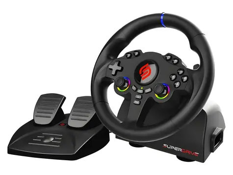 Superdrive 220 RS-5 / Sada volantu a pedálů / pro PS5 a PC