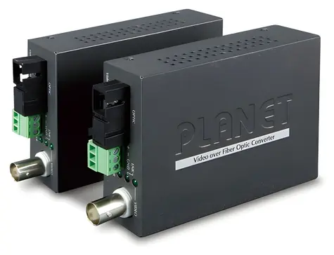 Planet VF-106G-KIT / Opto konvertor / video AHD/TVI/CVI/CVBS / RS-485 / singlemode SC / pár