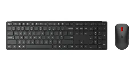 Lenovo Multi-Mode Pro Combo 6000 černá, DE layout / Klávesnice a myš / Bezdrátová / Bluetooth 5.4 / 2,4 GHz