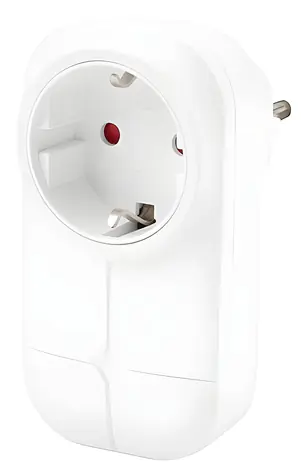 Olympia 6110 ProHome bílá / Bezdrátová zásuvka / LED indikace