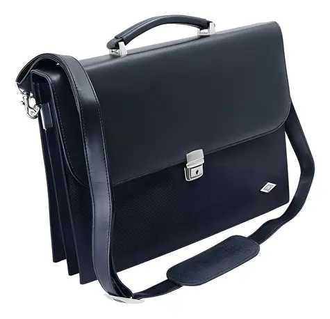 WEDO Aktovka Elegance černá / Taška / uzamykatelná / ramenní popruh / 36 x 13 x 27 cm