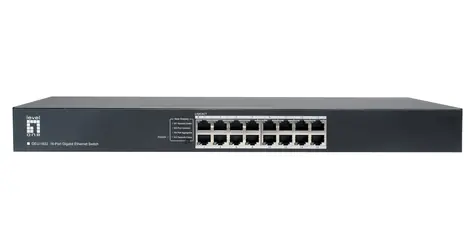 LevelOne GEU-1632 / Switch / 16x Gigabit Ethernet / Unmanaged / 19