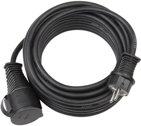 Brennenstuhl Prodlužovací kabel 10 m černá / Prodlužovací kabel / IP44 / 230 V