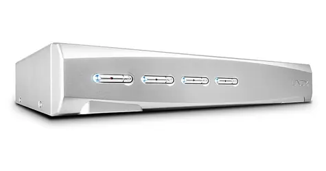 Lindy KVM Switch DVI-I Single Link Pro / Přepínač KVM / 4 porty / USB / Audio
