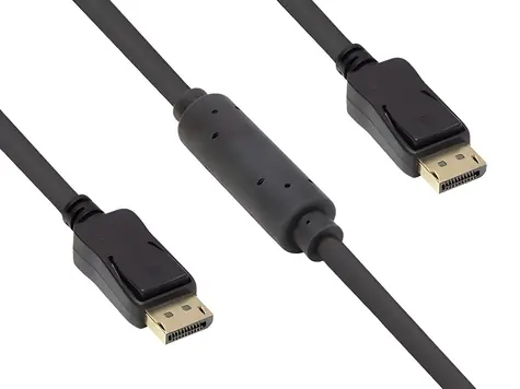 Good Connections DP1.2 - 15 m černá / Propojovací kabel / DisplayPort-DisplayPort / 4K UHD 60Hz / Aktivní