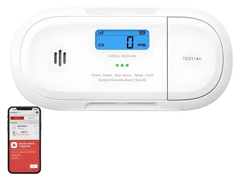 X-Sense XC04-WX / Detektor oxidu uhelnatého / Wi-Fi / LCD displej / elektrochemický senzor