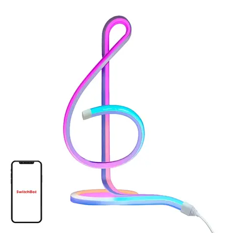 SwitchBot Neon Wire Rope Light / LED pásek / RGBIC / 5 m / Wi-Fi / Bluetooth