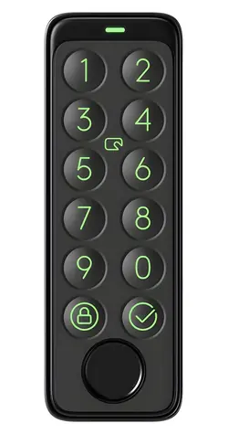 SwitchBot Keypad černá / Klávesnice zámku / otisk prstu / PIN kód / Bluetooth / IP65