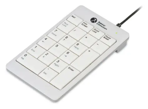 BakkerElkhuizen UltraBoard 955 V2 Numeric tmavě šedá, světle šedá / Numerická klávesnice / USB / 22 kláves