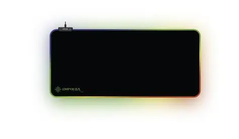 INCA IMP-022 Speed černá / Herní podložka pod myš / XXL / RGB LED / 770 x 295 x 3 mm