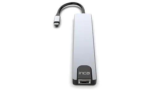 INCA ITPC-7T / Adaptér USB-C / HDMI 4K 30Hz / RJ-45 Gigabit LAN / USB-A