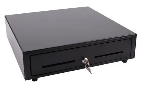 Olympia LD 410A černá / Pokladní zásuvka / 8+4 přihrádky / Kov / 12-14V