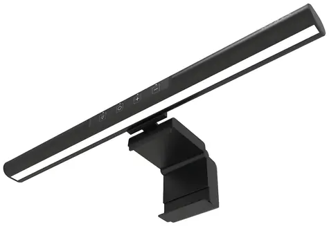 Nedis LED světelná lišta na monitor černá / Světelná lišta / 40 cm / 80 LED / 60 lm / stmívatelná