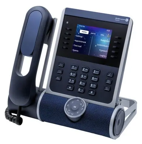 Alcatel-Lucent Enterprise ALE-300 modrá / IP telefon / PoE / Gigabit LAN / NFC / Displej 3,5”