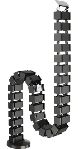Fellowes Kabelová spirála černá / Organizér kabeláže / magnetické uchycení / 128,8×12,9 cm