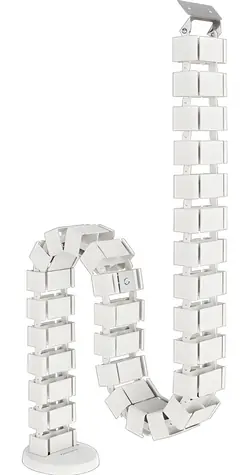 Fellowes Kabelová spirála bílá / Organizér kabeláže / magnetické uchycení / 128,8×12,9 cm