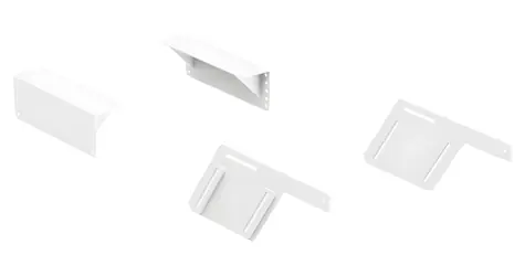 Oplite F1 Extension Kit R8 bílá / Rozšiřující sada pro kokpit R8 Fury / ocel / pedály do 200 kg / uchycení FIA a Oplite