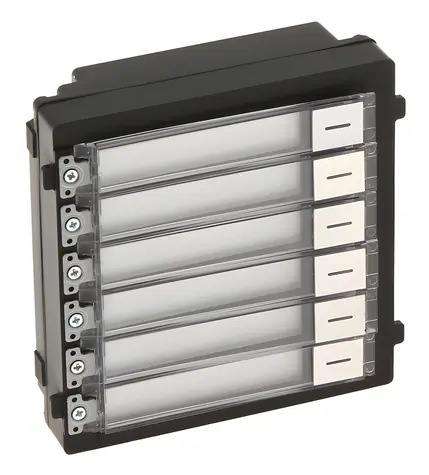 Hikvision DS-KD-KK / Modul interkomu / 6 tlačítek