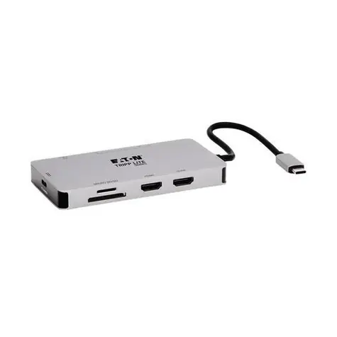 Eaton Tripp Lite U442-DOCK8G-GG / Dokovací stanice / USB-C / 2x HDMI 4K / Gigabit LAN / PD 100W