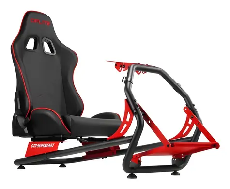 Oplite GT3 Superfast V2 černá / Závodní kokpit / Ocel / Nosnost 100 kg / Thrustmaster, Logitech, Fanatec