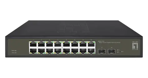 LevelOne Hilbert GES-2118 / Switch / 16x GE / 2x SFP / 19