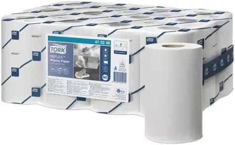 Tork Advanced Reflex M3 bílá / Papírová utěrka v miniroli / 1-vrstvá / 120 m / 12 ks