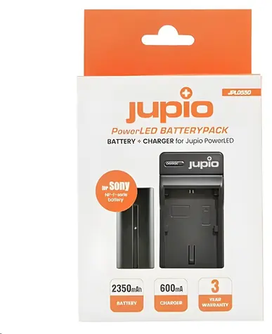 Jupio Batterypack NP-F550 + nabíječka / Sada akumulátoru a nabíječky / pro Sony NP-F550
