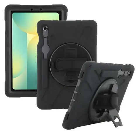 Mobilis All In Samsung Galaxy Tab S10 FE/S9 FE/S9 černá / Pouzdro / silikonové / popruh přes rameno / úchyt na pero