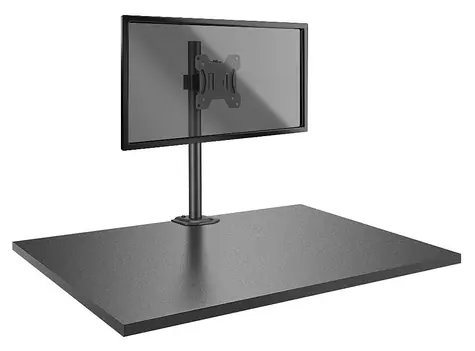 Lindy černá / Rameno na monitor / krátké / 17-28