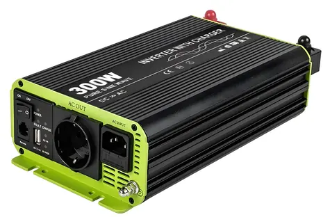 KOSUNPOWER UPS s externí baterií / Záložní zdroj UPS / 300 W / 12V baterie / AC230V / čistý sinus