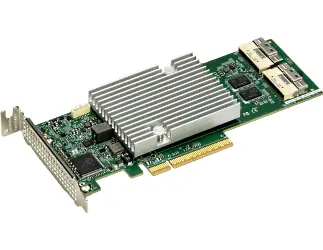 Supermicro AOC-S4116L-H16IR-96DD-O / RAID řadič / 4x NVMe + 16x SAS4 / RAID 0,1,5,6,10 / PCIe x8 Gen4 / 4GB cache