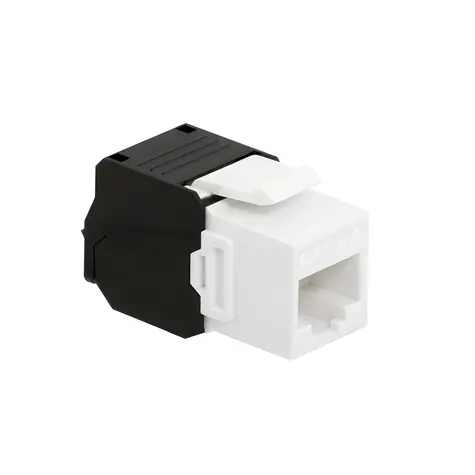 LogiLink Keystone UTP Cat.6A černá, bílá / Keystone konektor / RJ-45 / PoE
