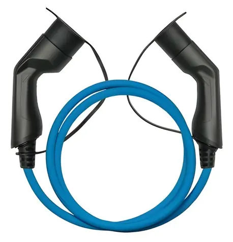 Kabelmeister Nabíjecí kabel Typ 2 - Typ 2 modrý 5m / Nabíjecí kabel / Mode 3 / 3-fázový / 16A / 11kW / IP54