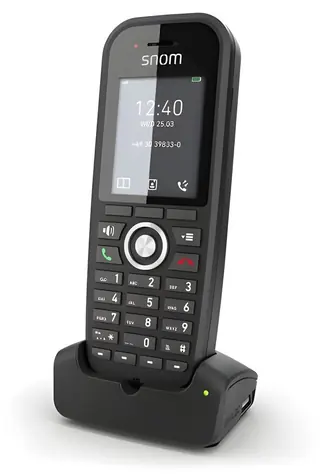 Snom M30 černá / DECT bezdrátový telefon / handsfree / displej / výdrž hovoru 22 h