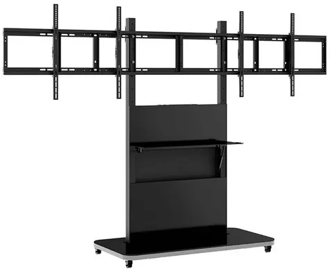 Hagor Pro-Tower L Dual / Podlahový stojan pro 2 obrazovky / 55