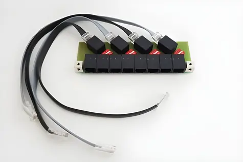 Wantec AW4000 / Rozšiřovací patch panel / Pro Auerswald 4000 / 4x RJ-45