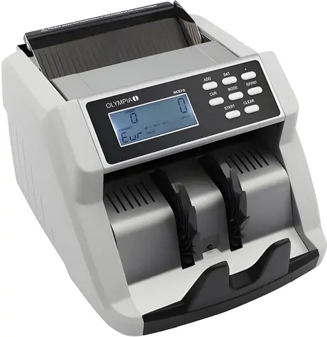 Olympia NC 570 bílá / Počítačka bankovek / IR & MG & MT & UV / 1000 ks/min