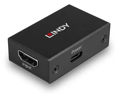 Lindy HDMI 8K60 Repeater / AV opakovač / 8K60Hz / 48 Gbit/s / HDCP
