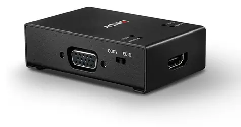 Lindy 32120 černá / EDID rekordér / HDMI, VGA, DVI / 3840×2160 px / 3 vstupy