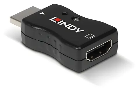 Lindy 32119 EDID Emulator černá / Adaptér / HDMI / 4K / HDCP