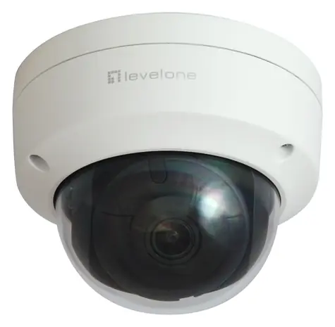 LevelOne FCS-3404 / IP kamera / Dome / 6 MP / H.265 / IR 30 m / PoE / IP67