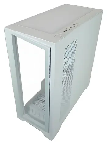 LC-Power Gaming 806W Crosswind_X bílá / Skříň / Midi Tower / ATX / Temperované sklo / RGB
