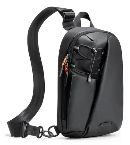 Inateck FB01003 černá / Taška přes rameno / polyester / RFID / voděodolná / nastavitelný popruh 82-116 cm