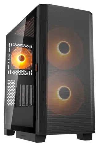 COUGAR Airface FLO ARGB černá / PC skříň / Midi Tower / ATX / micro-ATX / Mini-ITX / tvrzené sklo