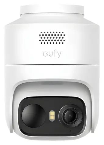 Anker eufy C37 bílá / Venkovní IP kamera / 2K / 360° pan/tilt / noční vidění / microSD / Wi-Fi