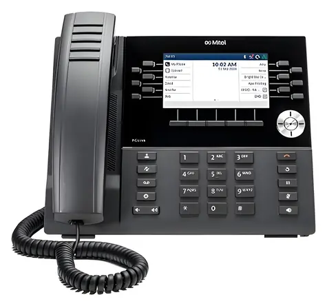 Mitel 6930W černá / IP telefon / PoE / Wi-Fi / Bluetooth 5.2 / handsfree