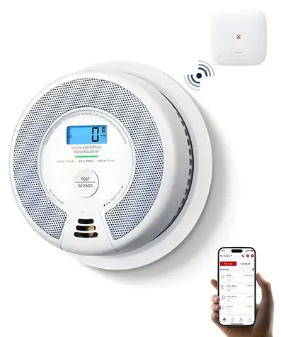 X-Sense SC07-MR / Detektor kouře a CO / fotoelektrický senzor / Wi-Fi / propojitelný 869 MHz / 85 dB / CR123A