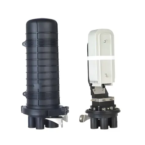 XtendLan Optická spojka 144 vláken / Optická spojka / zemní/zeď/stožár / 6x24 / 5x prostup / 510x230 mm